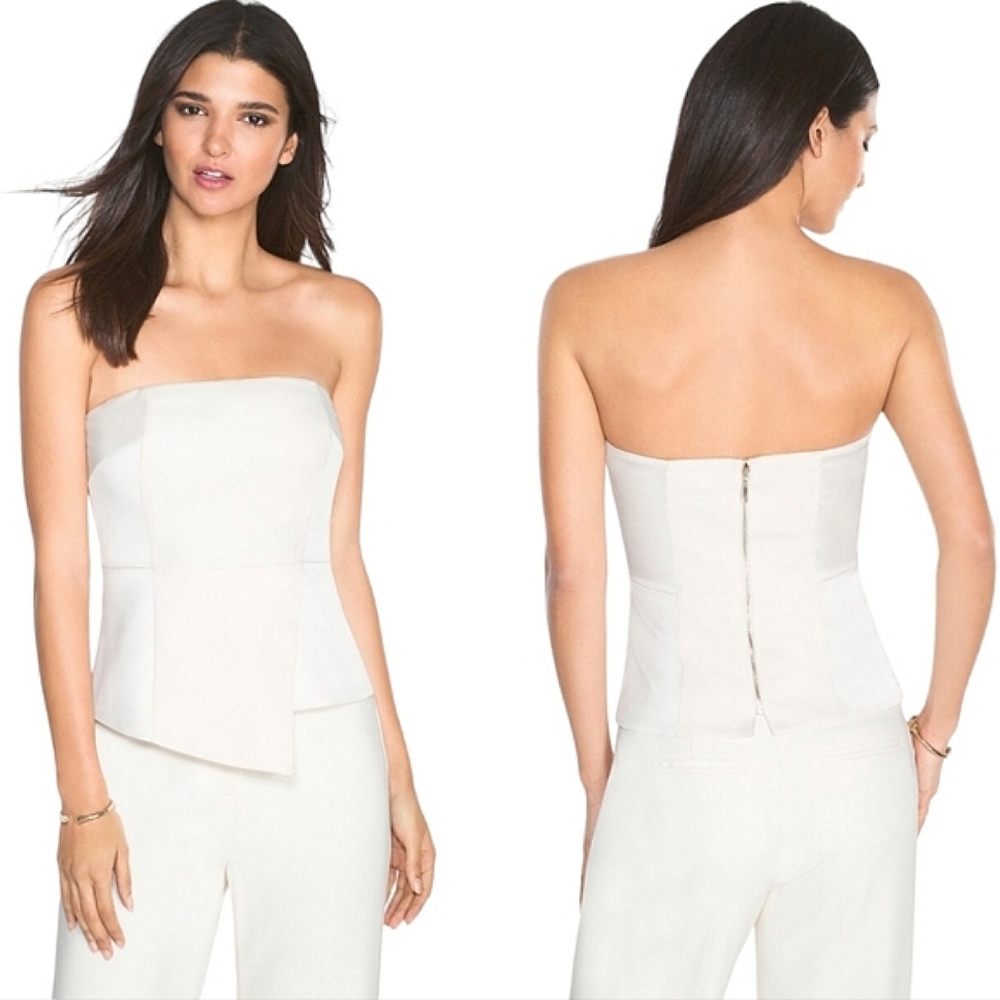 NWOT WHBM Asymmetrical Hem Bustier